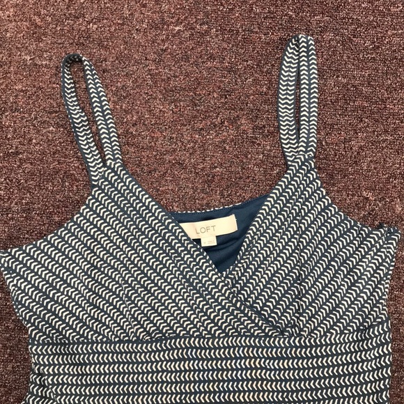 Loft Chevron Patterned Dress - Picture 4 of 7